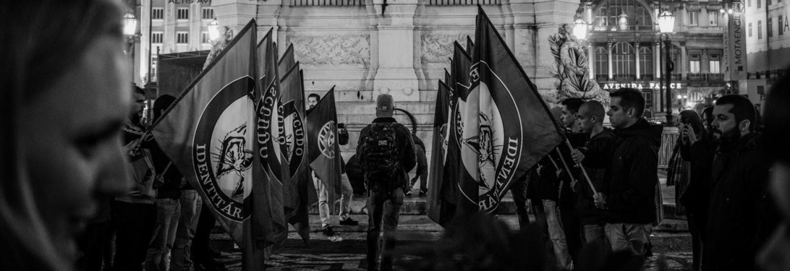 Parada neofascista do Escudo Identitário