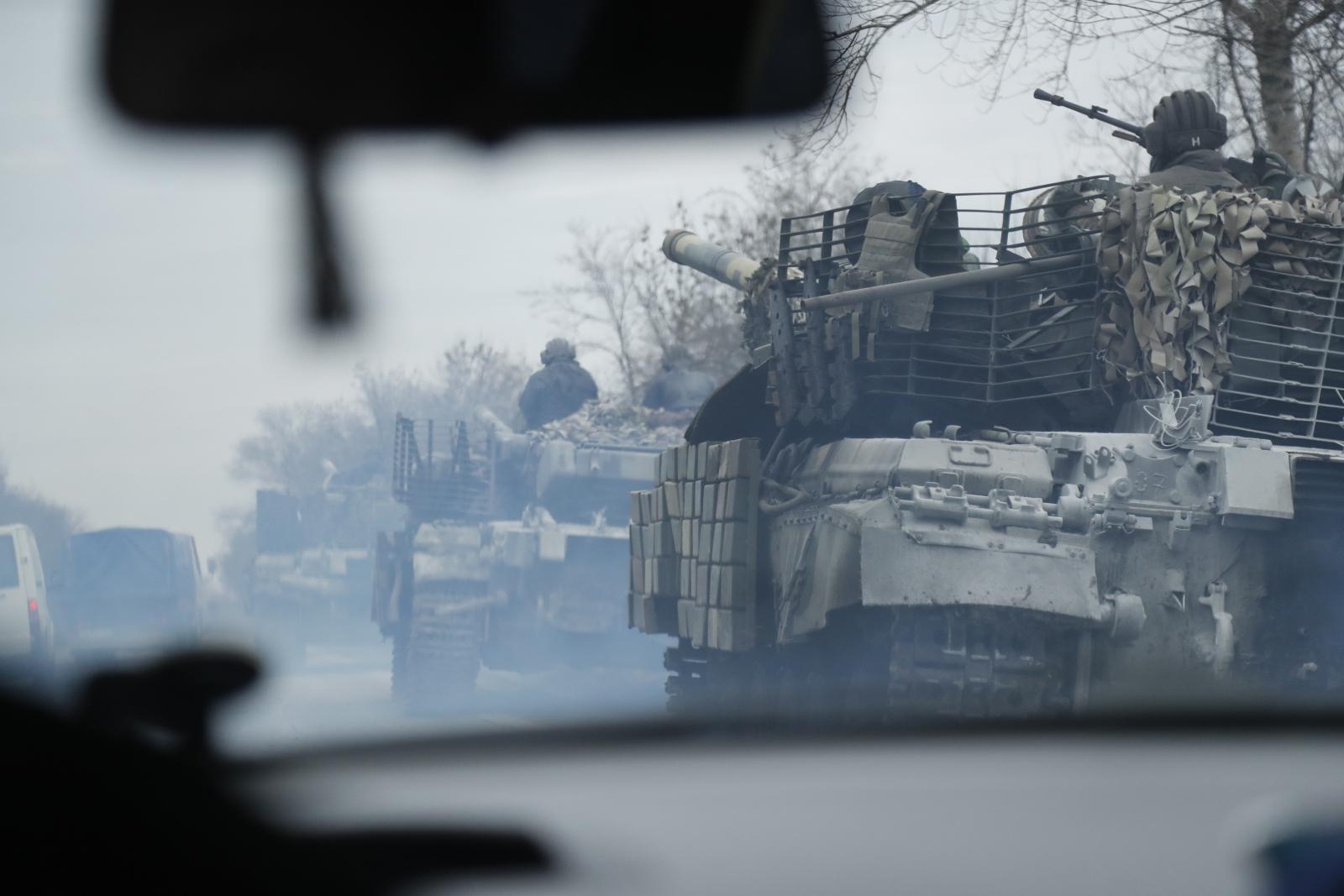Tanques ucranianos