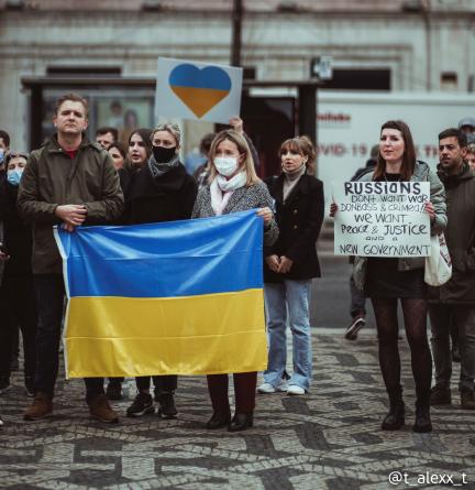 protesto pela ucrânia