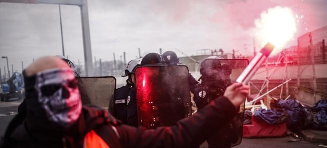 Protestos França