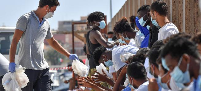 Refugiados Lampedusa